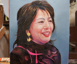 吉田肖像画塾参加者肖像画作品