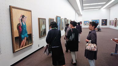 全日本肖像美術協会主催全日肖展風景東京都美術館